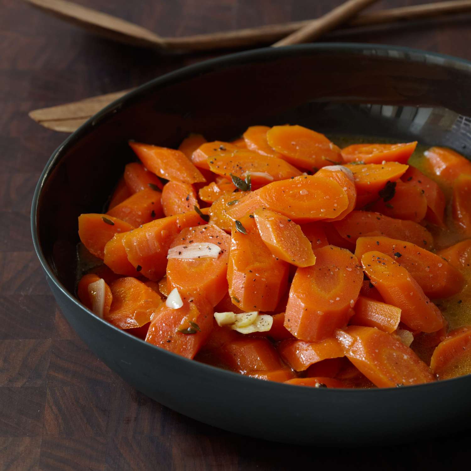 French Butter-Braised Carrots with Thyme and Honey