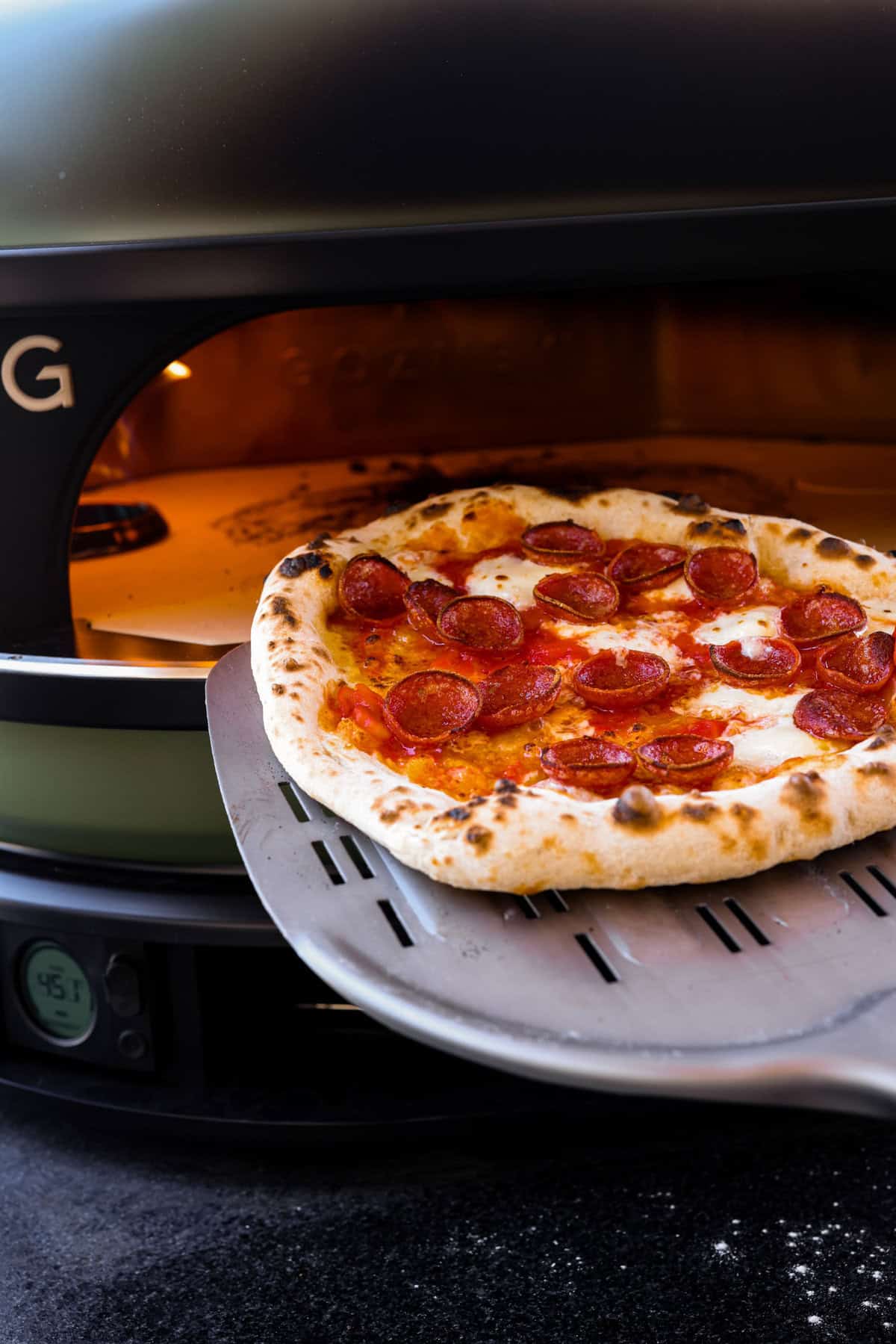 Wood-Fired Pizza with Turkey Pepperoni and Mixed Sausages