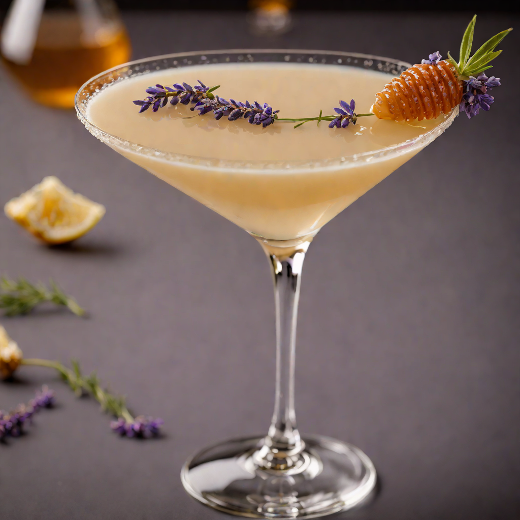 Creamy Honey Lavender Martini