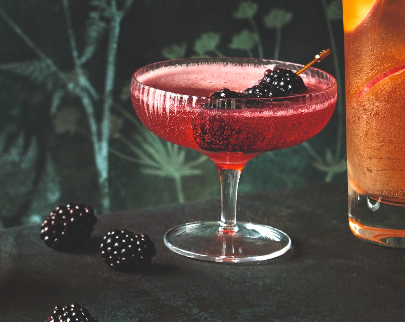 Spiced Berry Bramble Fizz