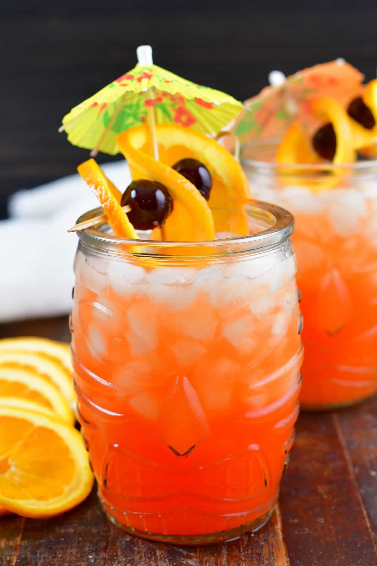 Tiki-Spiced Dark Rum Cooler