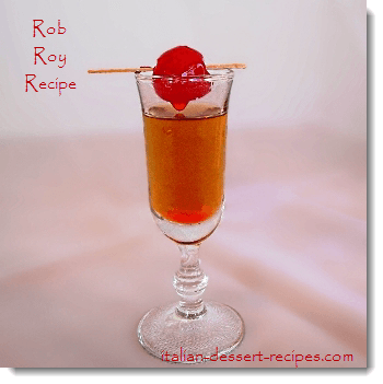 Spiced Scotch Rob Roy with Sweet Vermouth and Clove