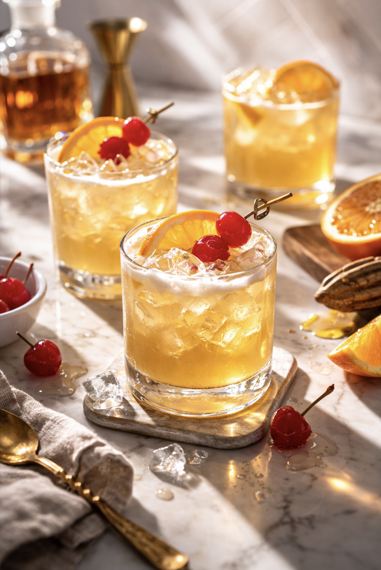 Shaken Rye Whiskey Maple Sour