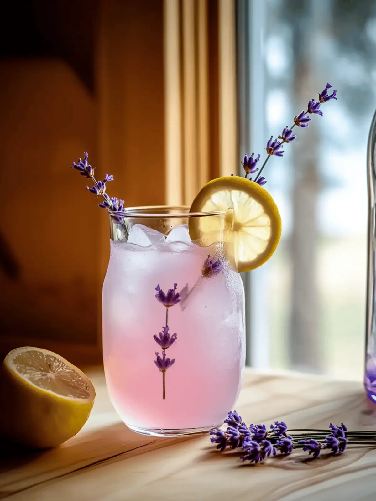 Honey-Lavender Sparkling Fizz
