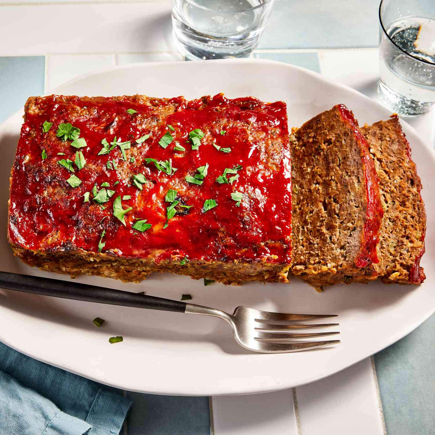 Spiced Red, White, and Blue Glazed SD40-2 Meatloaf