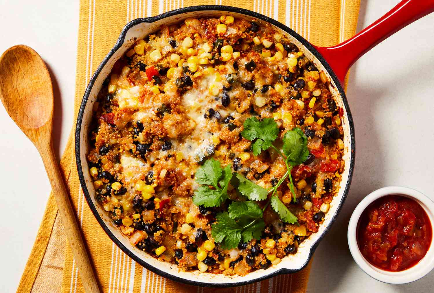 Baked Feijoada-Inspired Black Bean Casserole with Smoked Sausage