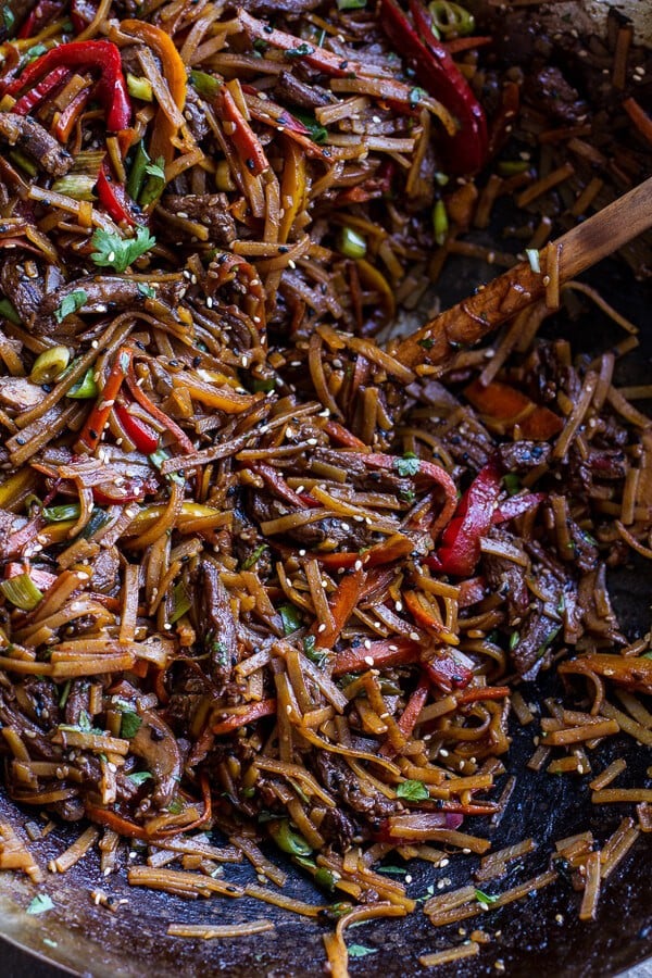 Stir-Fried Korean Beef with Sesame-Garlic Sauce