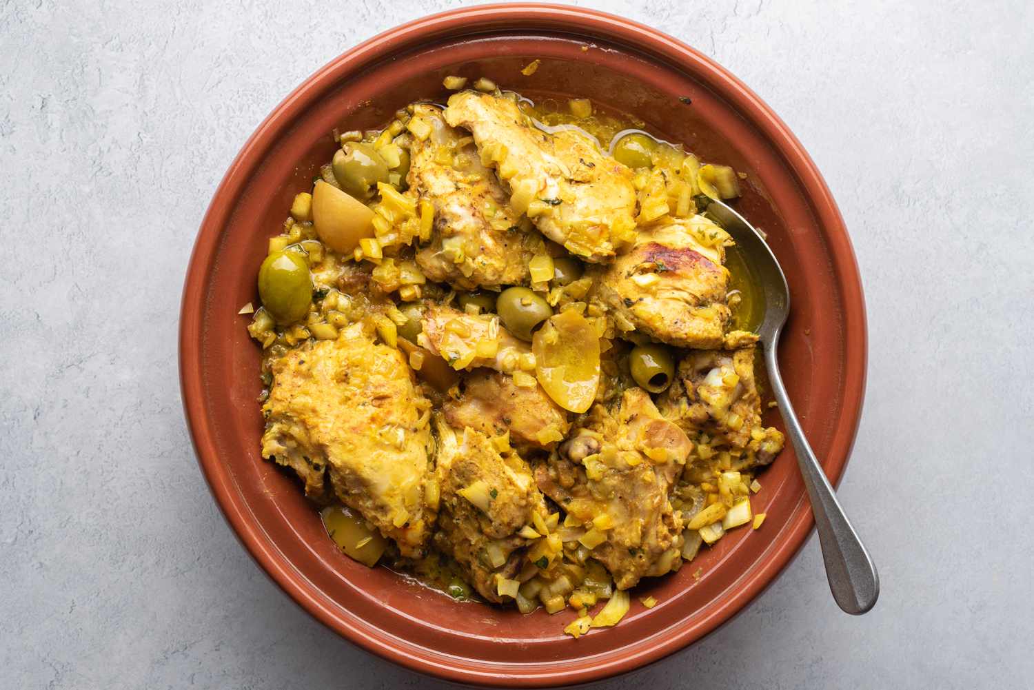 Slow-Simmered Moroccan Chickpea Tagine with Preserved Lemon