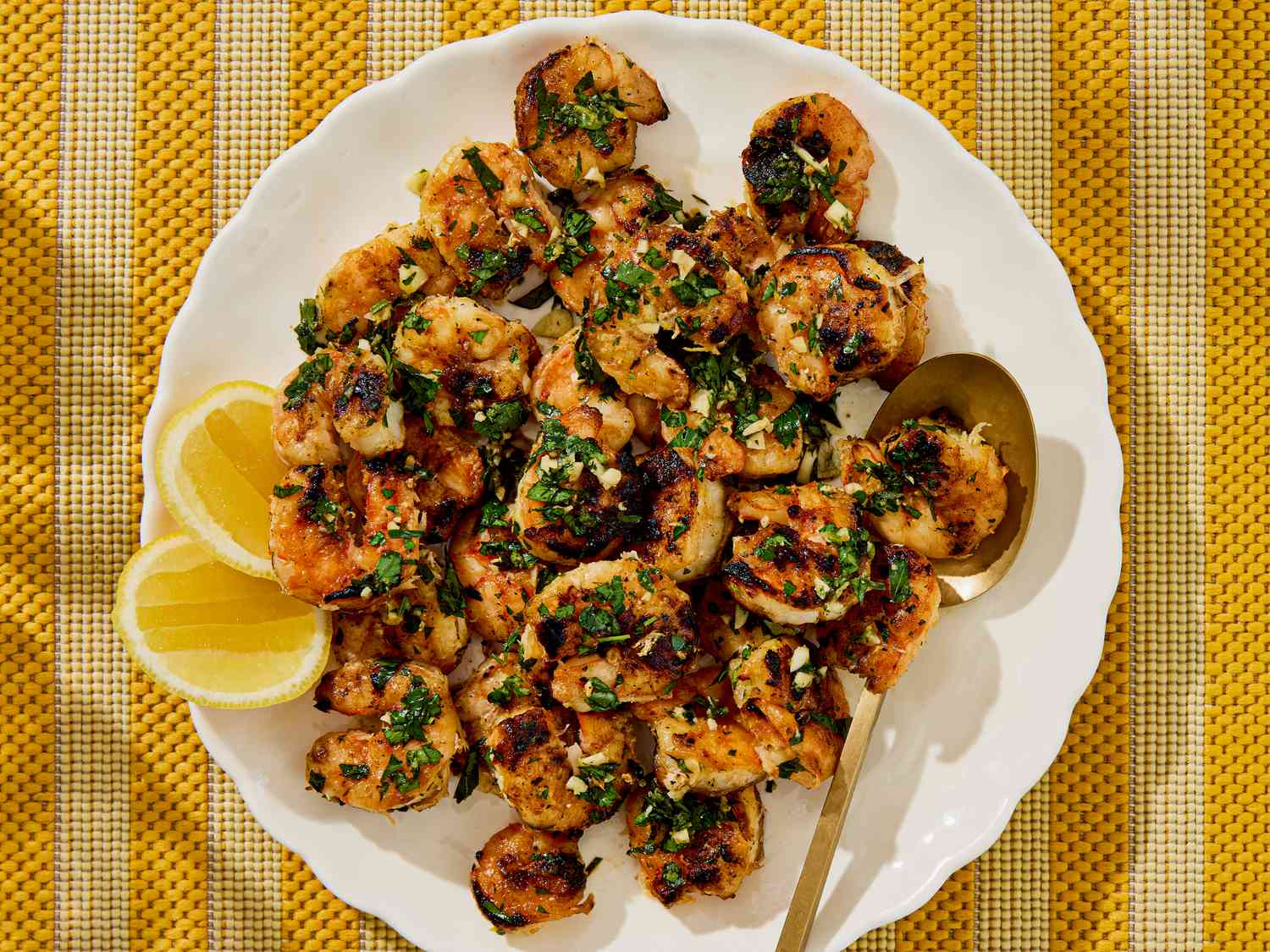 Citrus-Marinated Grilled Shrimp with Garlic and Thyme