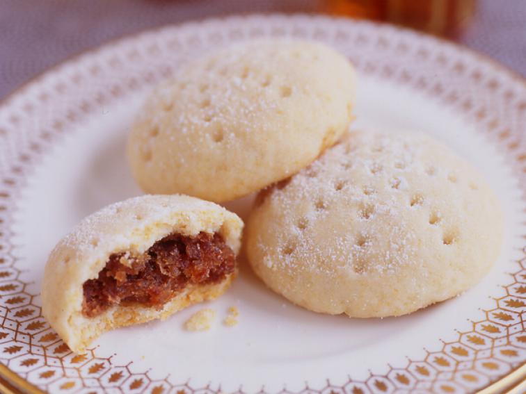 Date and Pistachio Ma'amoul Cookies with Orange Blossom Water