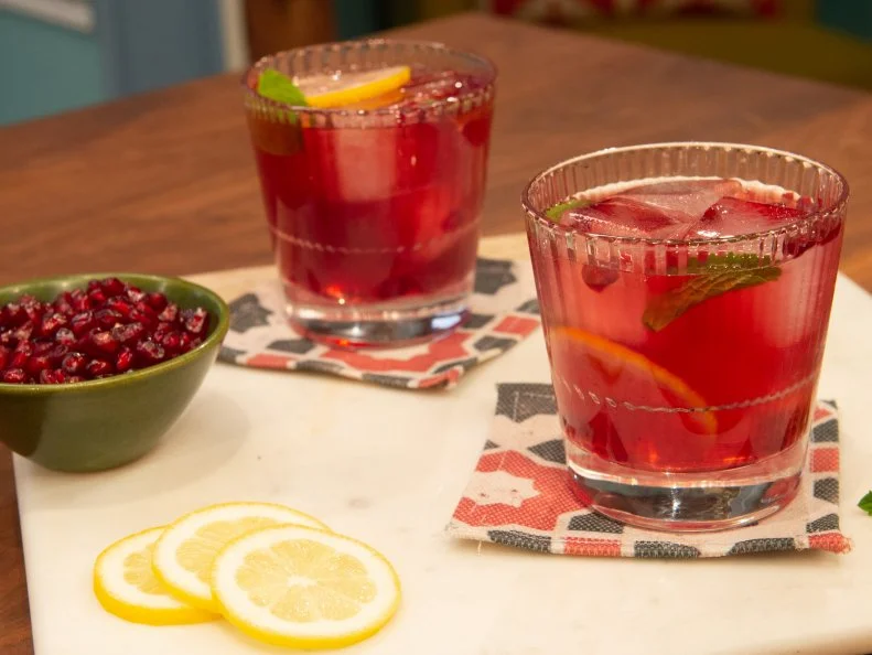 Mediterranean Pomegranate Gin Spritz