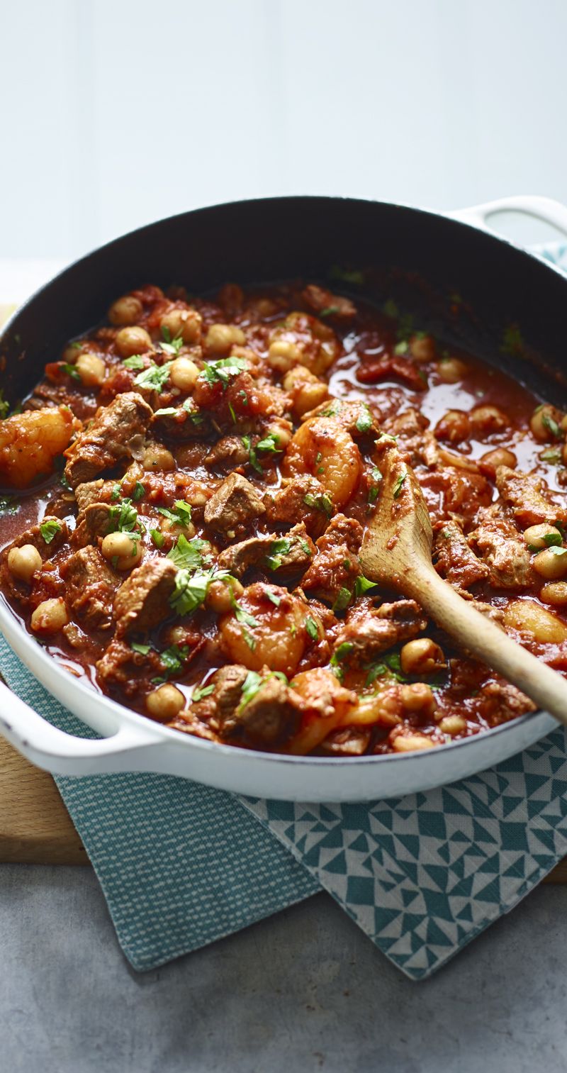 Slow Cooker Harissa-Spiced Lamb Stew
