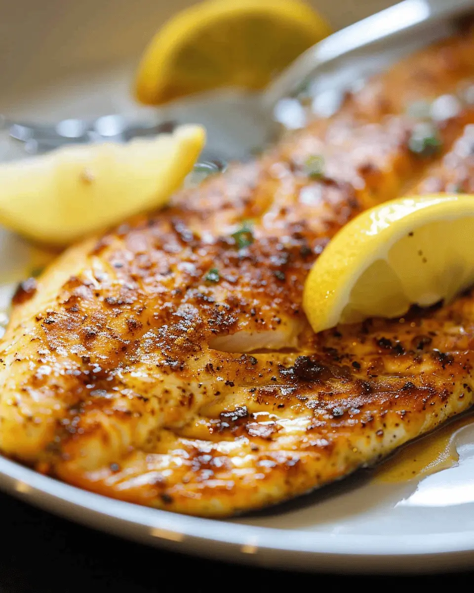Pan-Fried Tilapia with Lemon and Capers