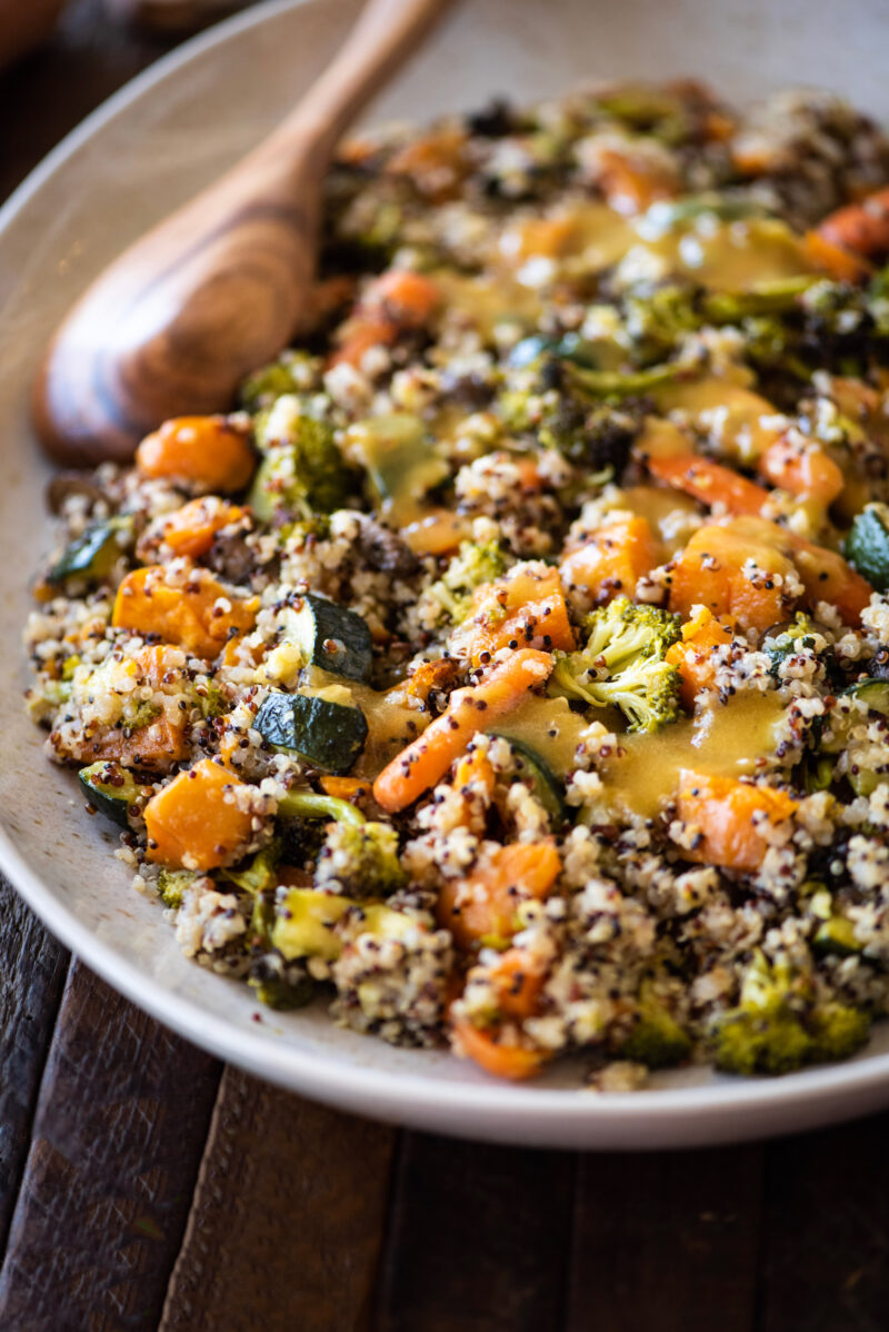 St. Charles-Inspired Roasted Vegetable and Quinoa Salad