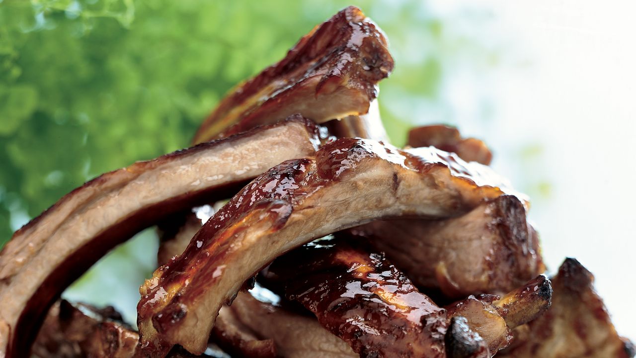Maple-Bourbon Glazed Baby Back Ribs