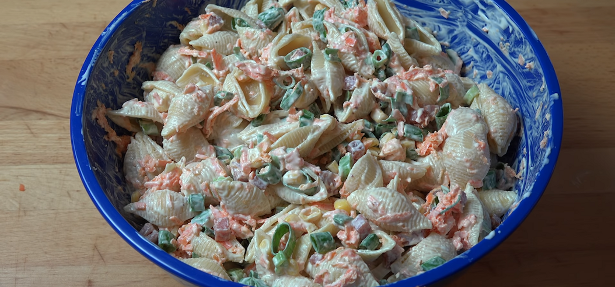 Sunset Pasta with Aperol Cream