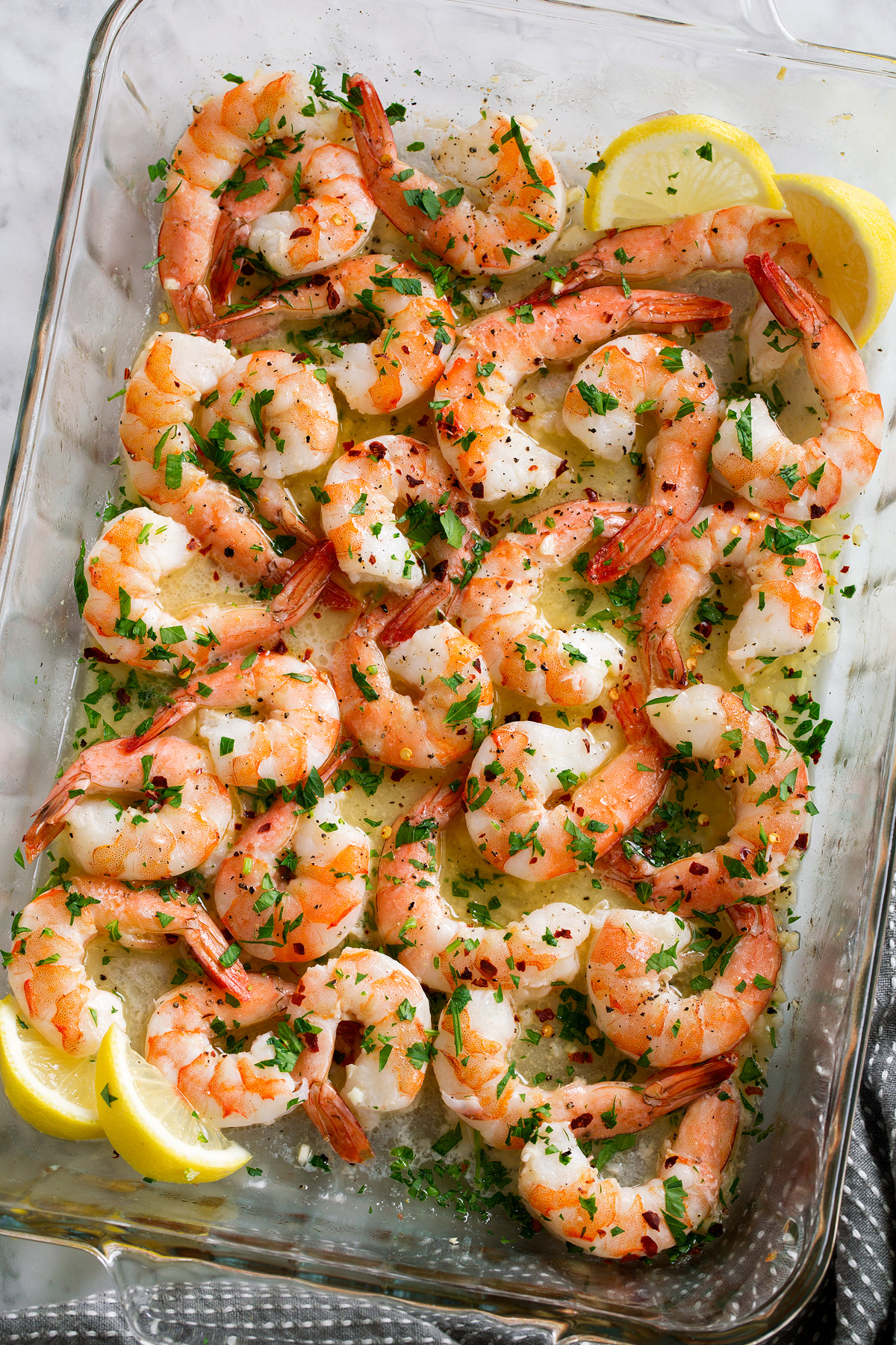 Stovetop Sautéed Garlic Shrimp with Lemon and Parsley