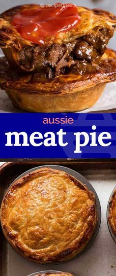 Slow-Baked Australian Meat Pie with Rich Beef Gravy