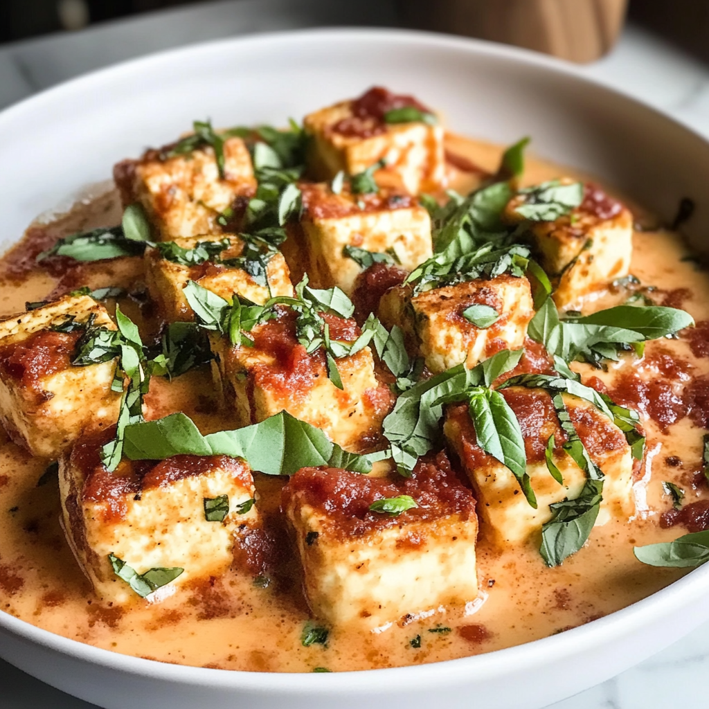 Marry Me Tofu in Creamy Tomato Sauce