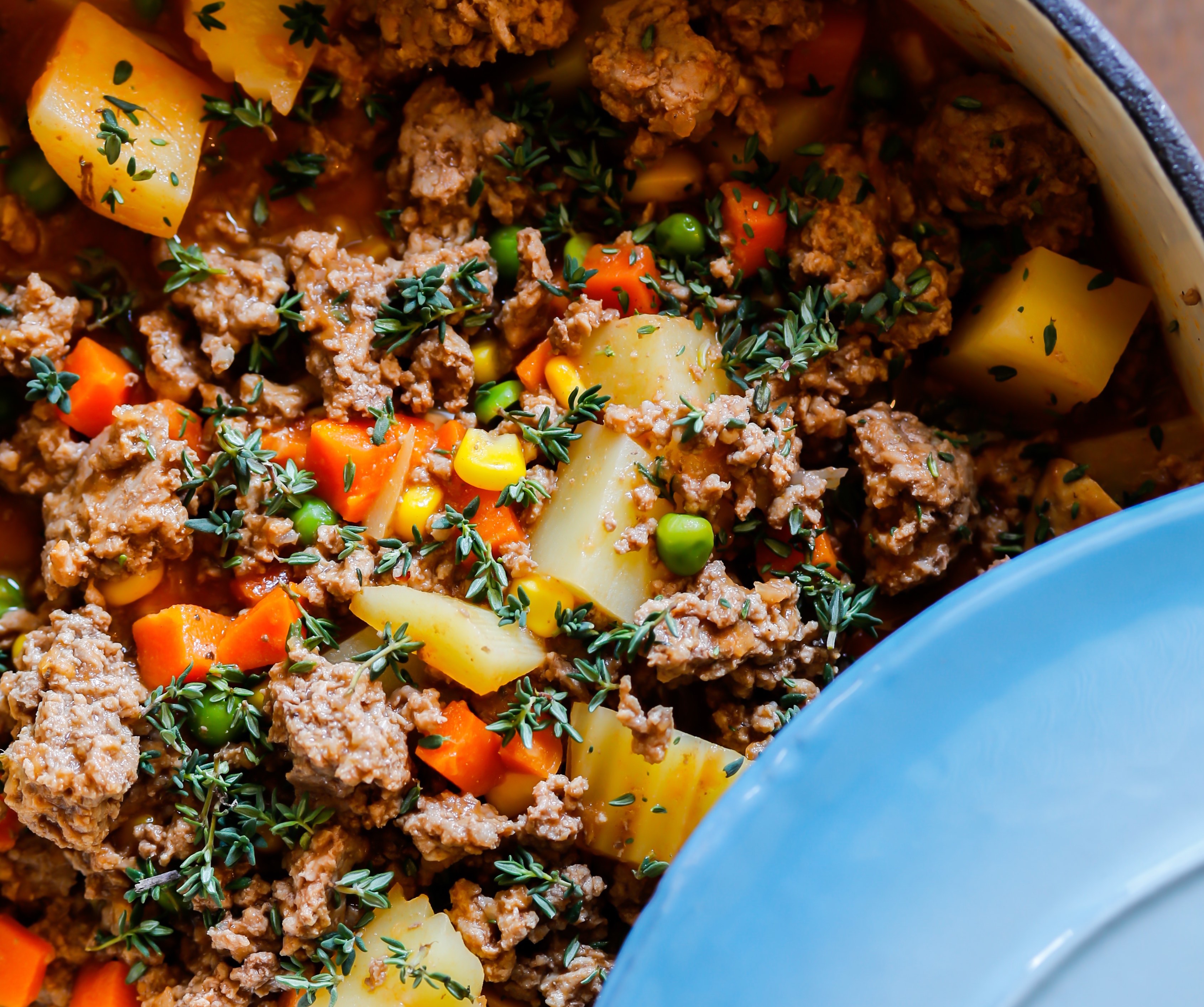 Slow-Cooked Savoury Mince with Root Vegetables
