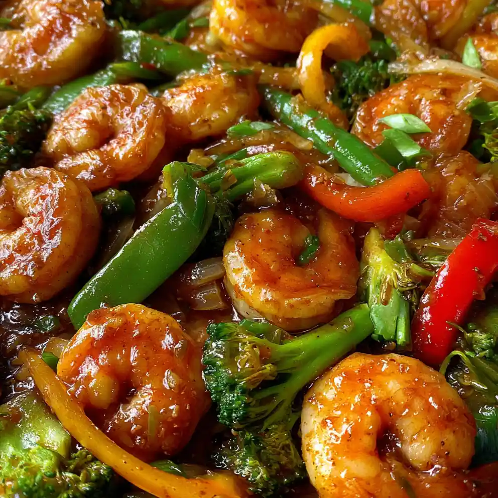 Paleo Shrimp Stir Fry with Ginger and Garlic