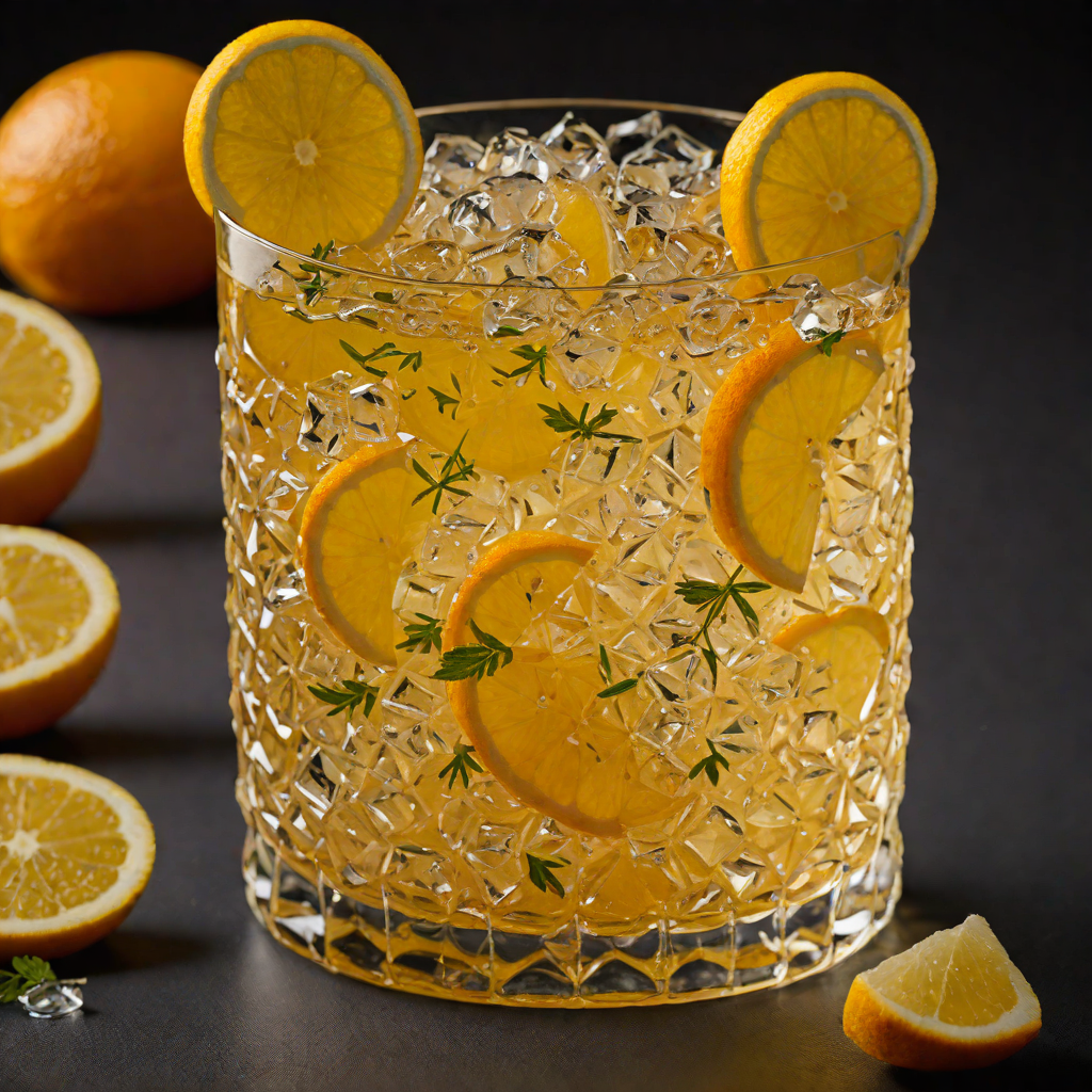 Citrus-Infused Scotch Highball with Soda