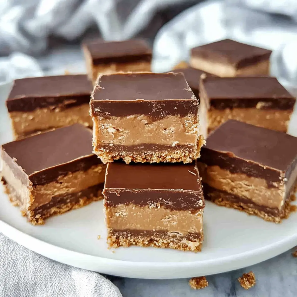 No-Bake Chocolate and Caramel Tim Tam Slice