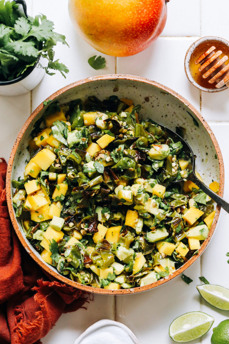 Charred Pineapple and Mango Salsa with Lime and Cilantro