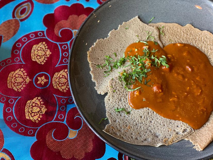 Shiro Wat with Ground Chickpea Flour and Berbere