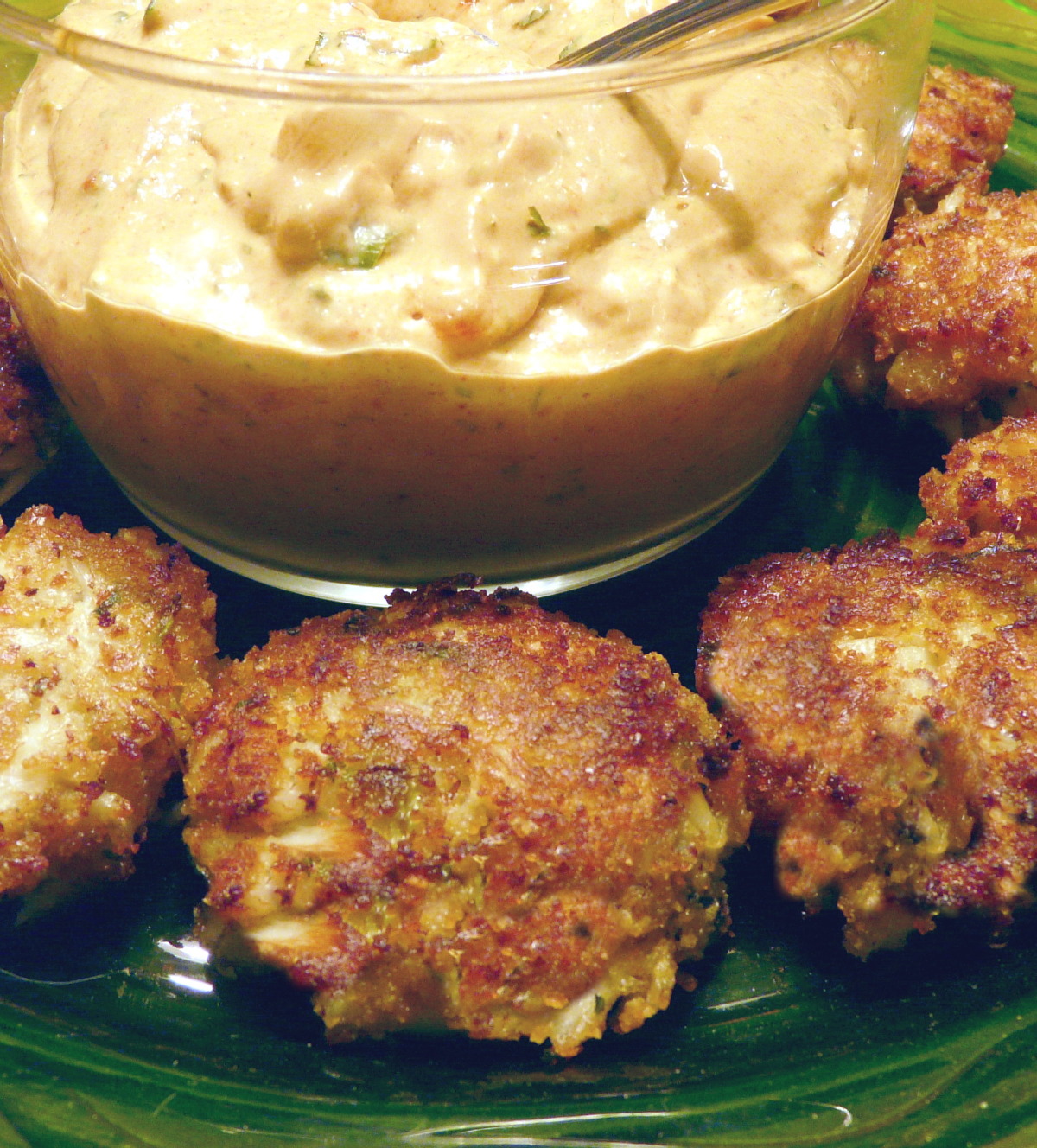 Grilled Old Bay-Spiced Crab Cakes with Tangy Remoulade