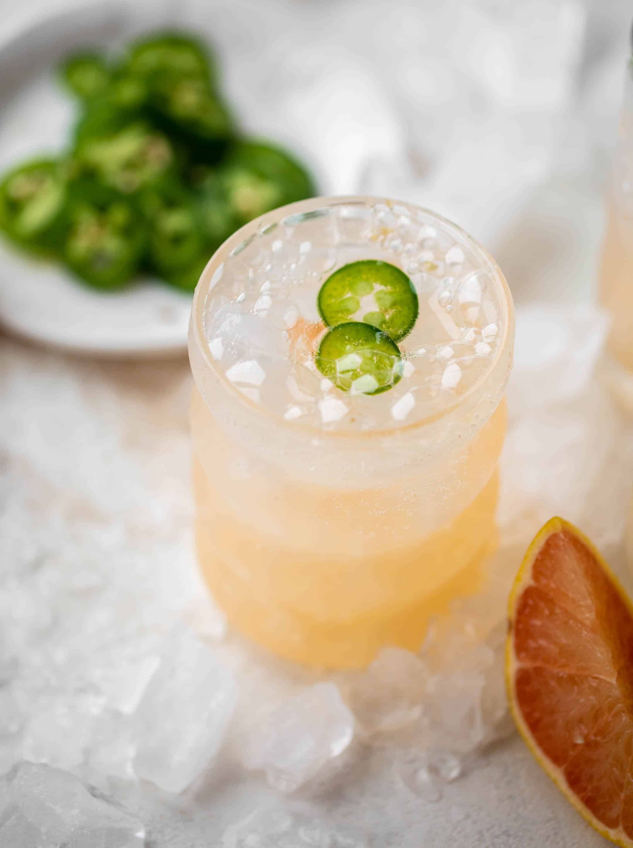 Spiced Tequila Tonic with Grapefruit