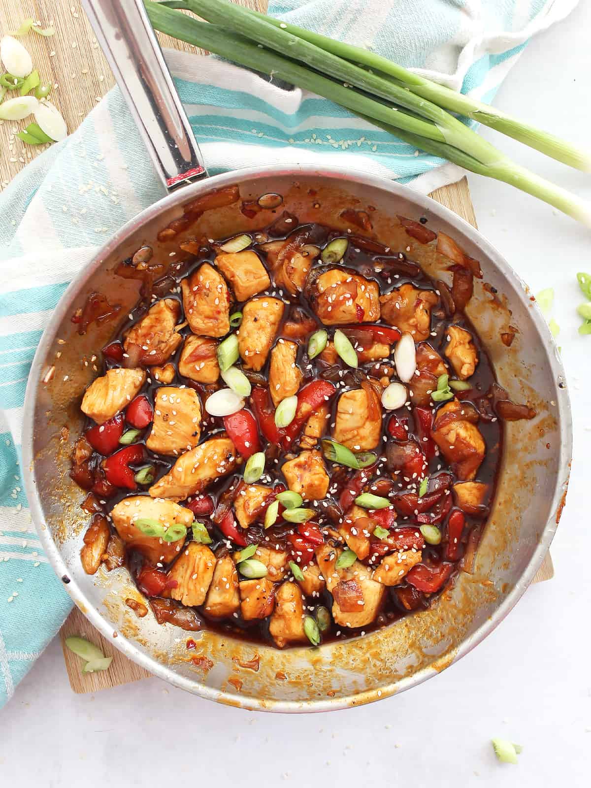 Honey-Sriracha Chicken Skillet