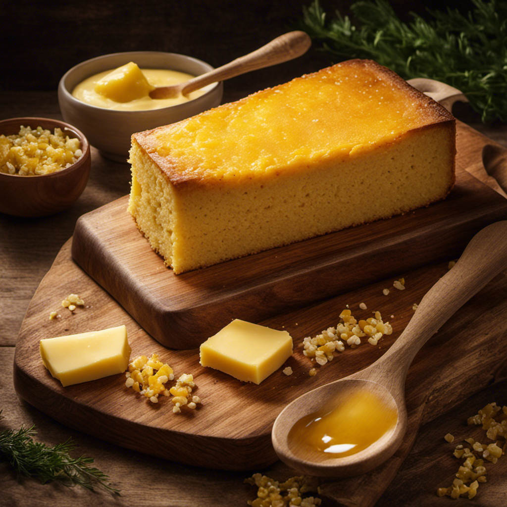 Rustic Missouri Cornbread with Honey Butter Glaze