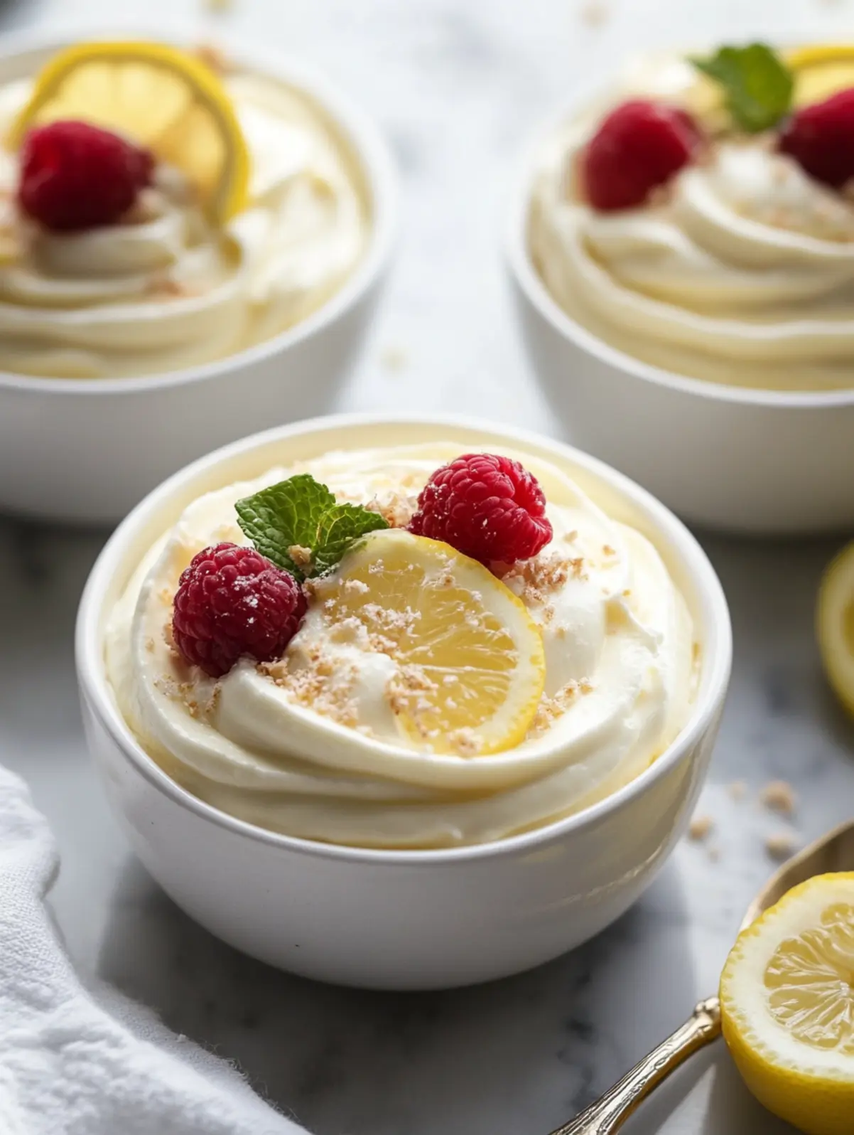 Quick No-Bake Lemon Mascarpone Parfaits