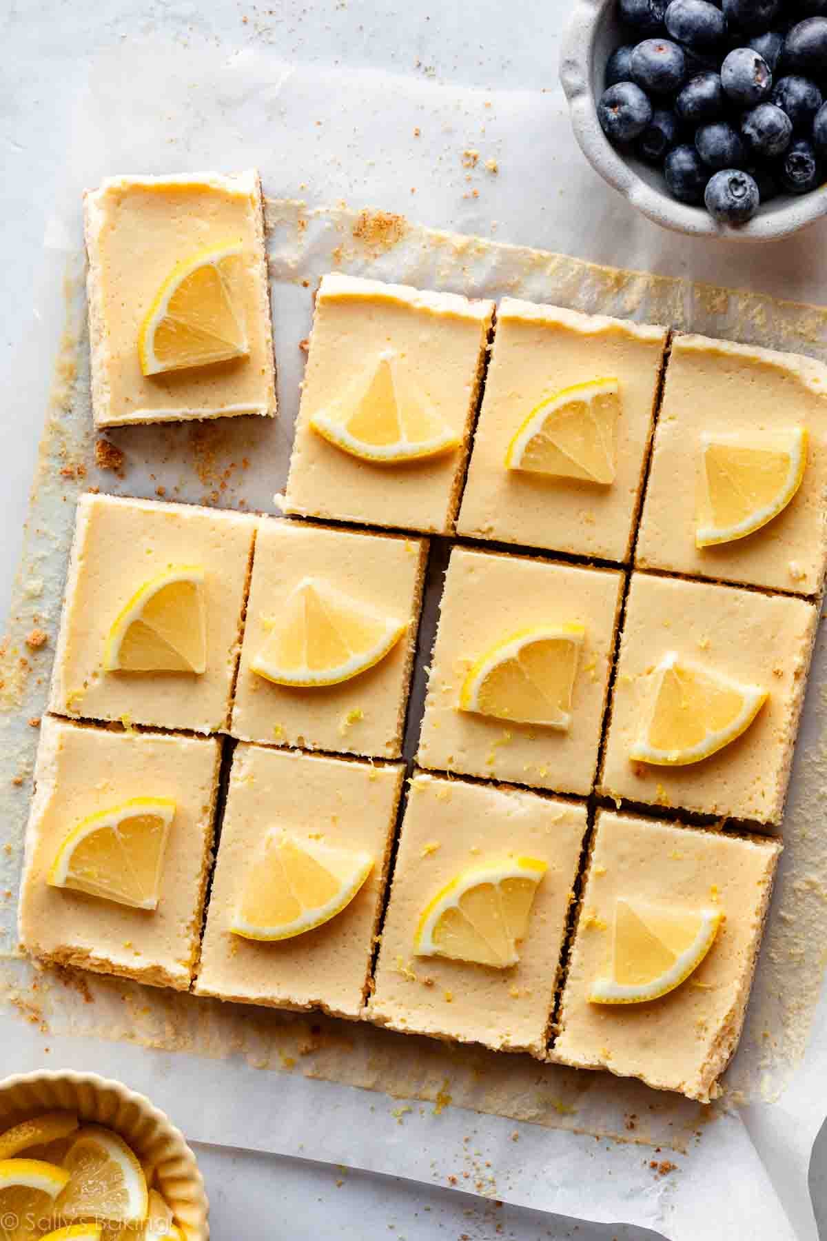 No-Bake Lemon Coconut Bars with Greek Yogurt