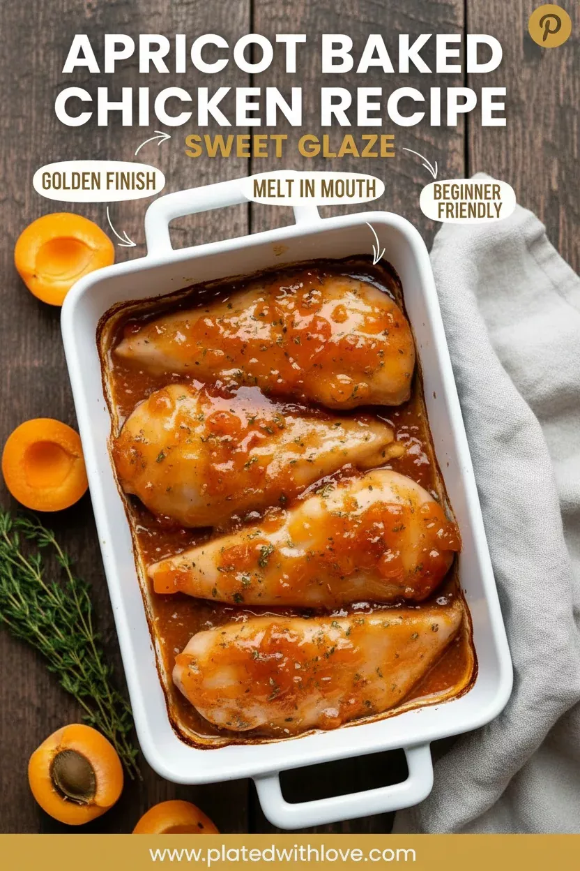 Apricot Chicken Casserole with Rosemary and Mustard