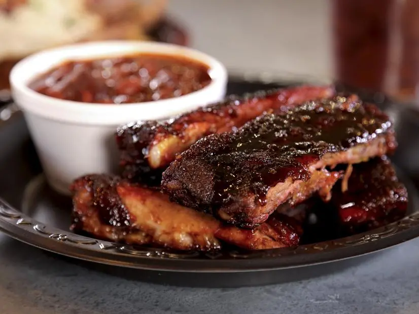 Chargrilled Hickory-Smoked St. Louis Ribs with Tangy BBQ Sauce