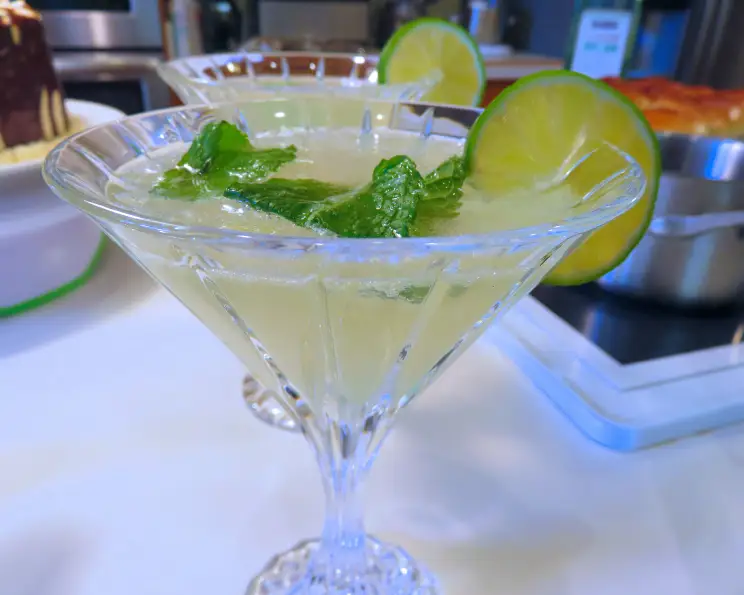 White Rum Citrus Punch with Fresh Mint