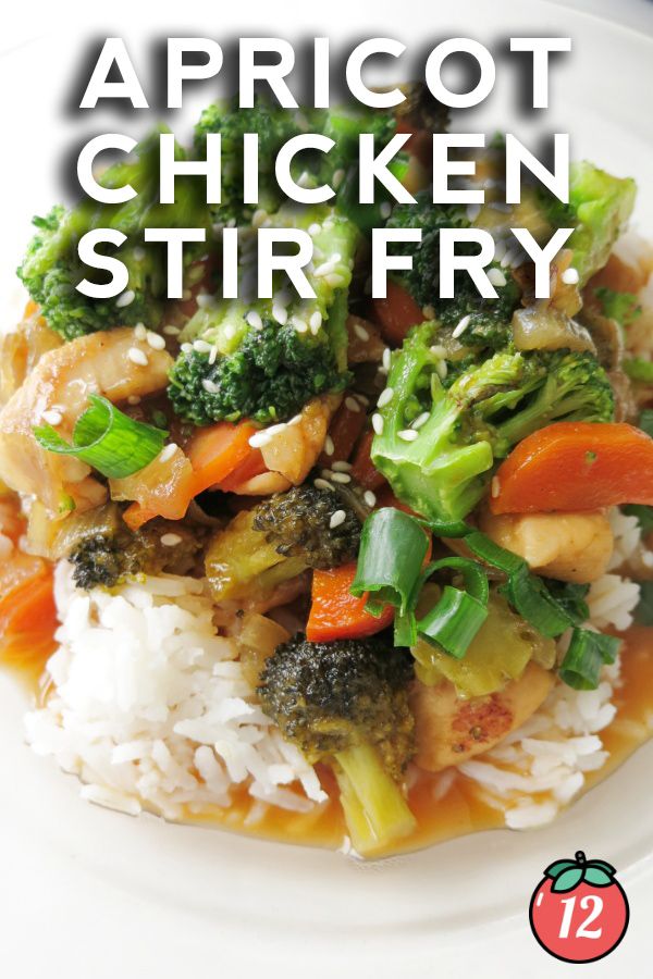 Apricot and Macadamia Chicken Stir Fry with Ginger Soy Sauce
