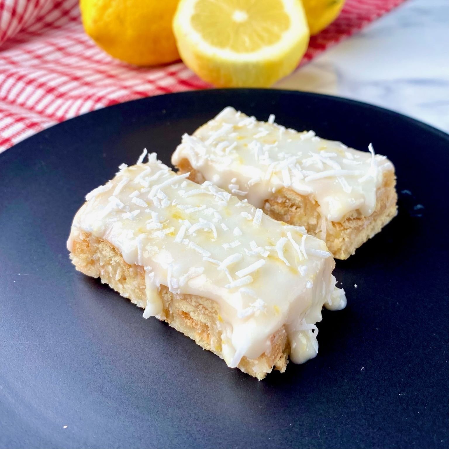 No-Bake Lemon Coconut Bars