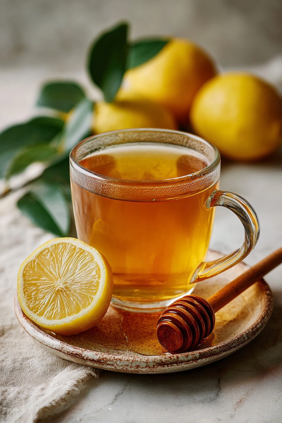 Honey-Garlic Lemon Tea with Echinacea