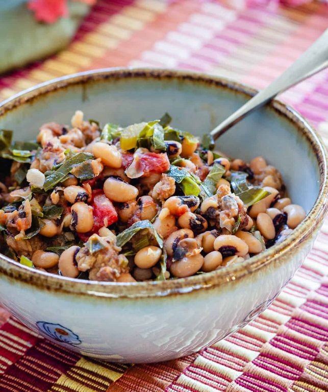 Spiced Black-Eyed Pea and Collard Green Stew