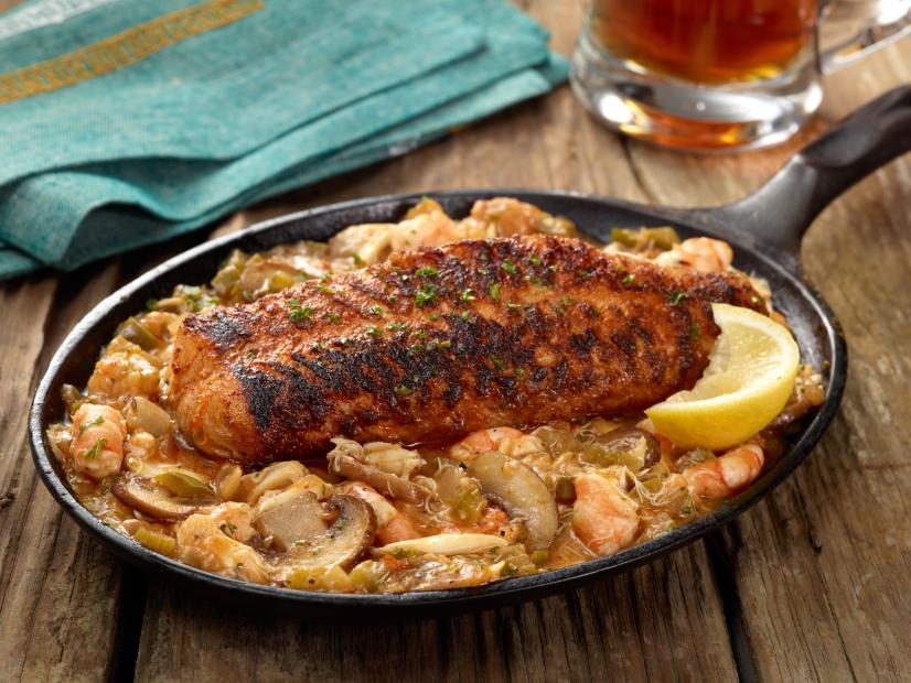 Tennessee-Style Blackened Catfish with Spiced Red Pepper Sauce