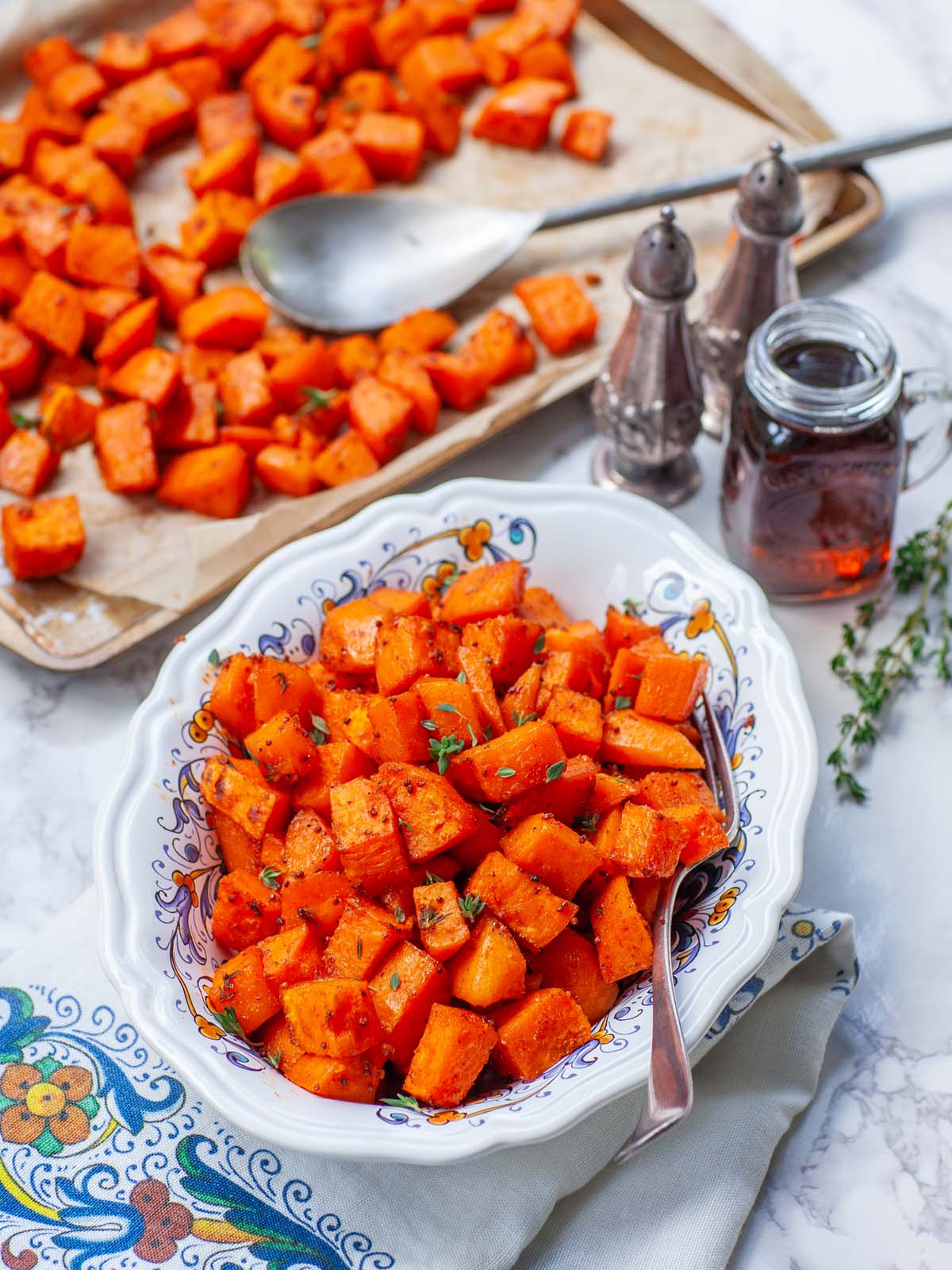 Maple-Glazed Sweet Potato and Black Bean Bowl