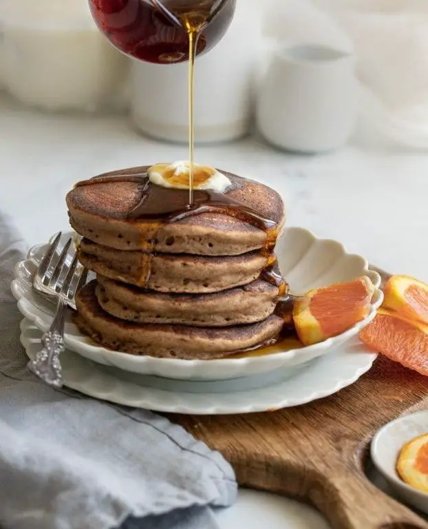 Ethiopian-Inspired Teff Pancakes with Honey and Cardamom