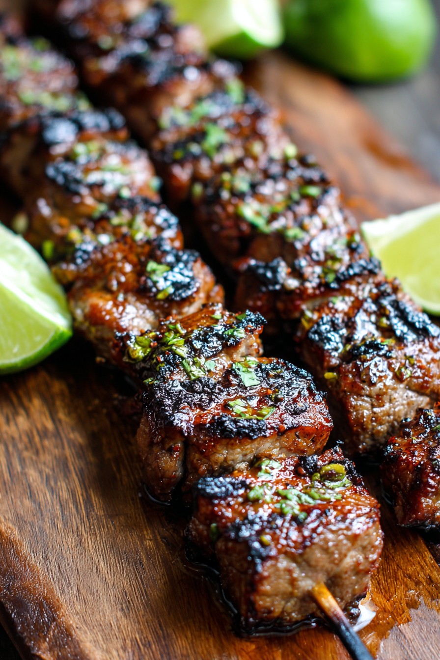 Northern Vietnamese Lemongrass Pork Skewers