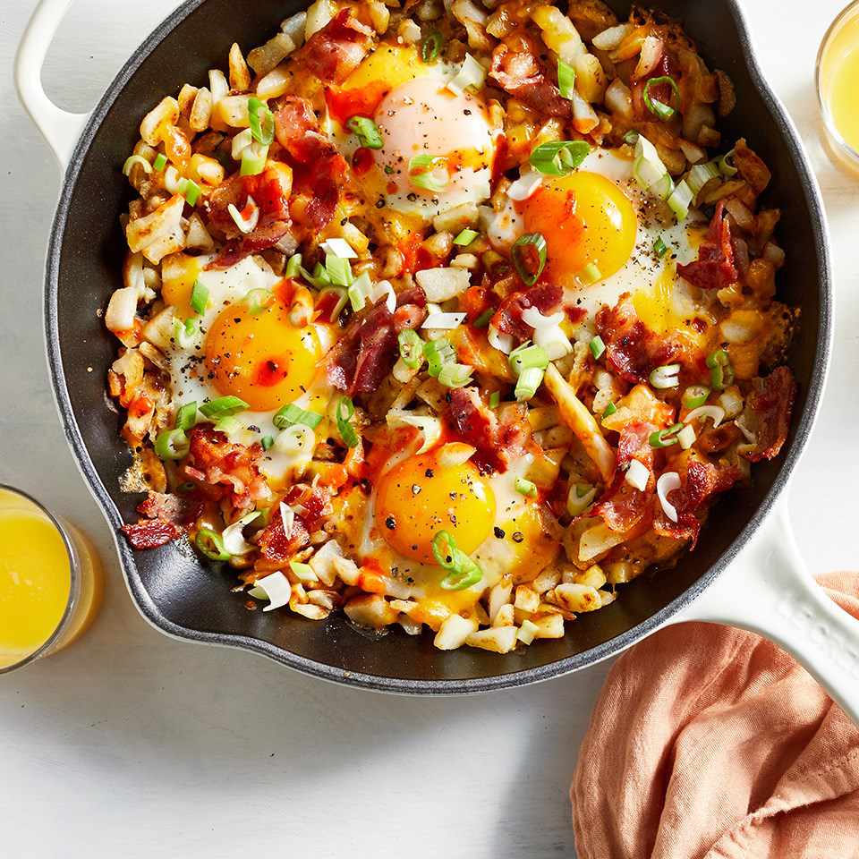 Cannabis-Infused Maple Bacon Breakfast Skillet