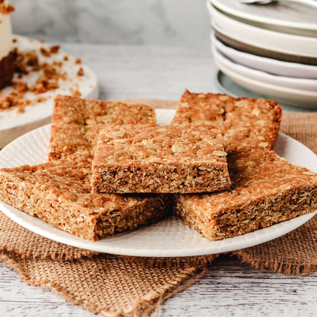 No-Bake ANZAC Slice with Golden Syrup and Coconut