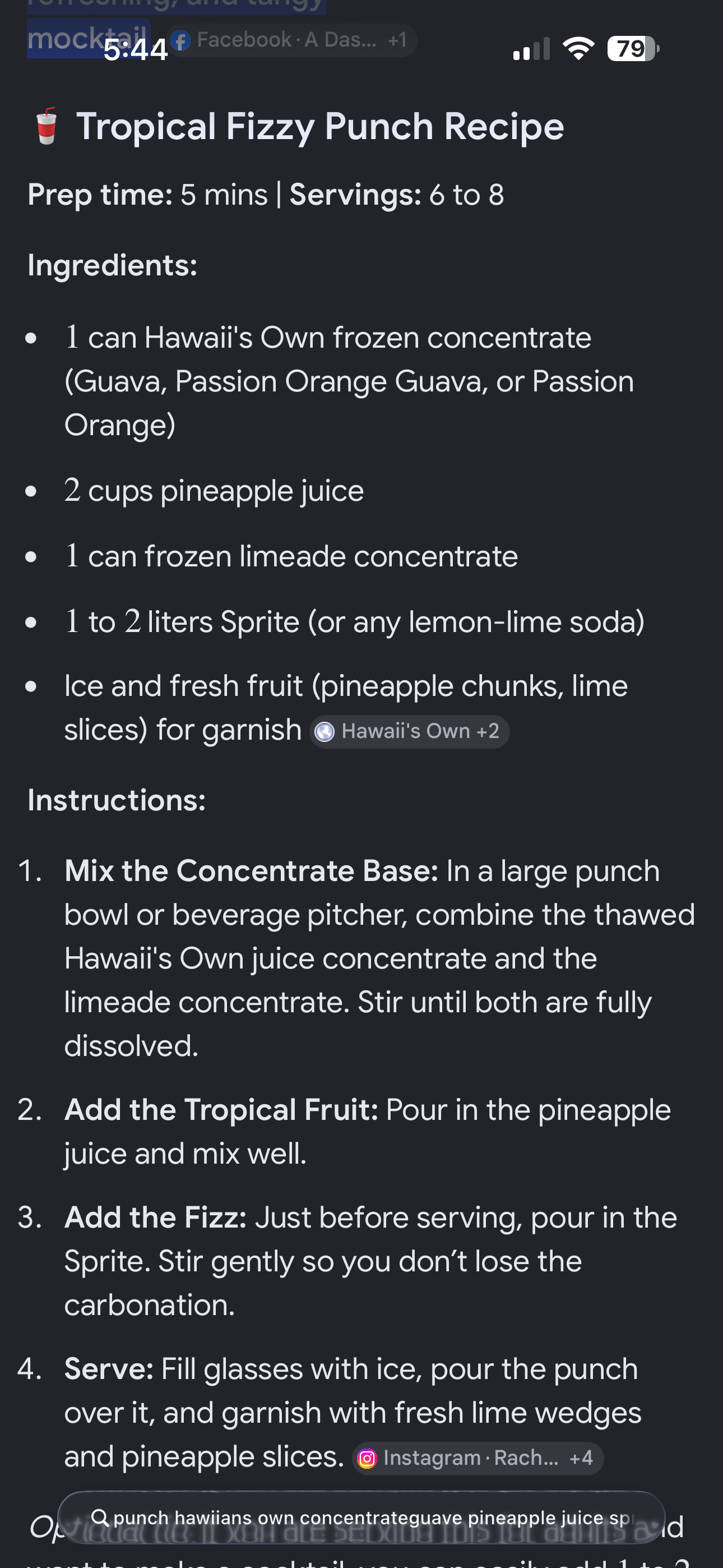 Breeze Tropical Punch