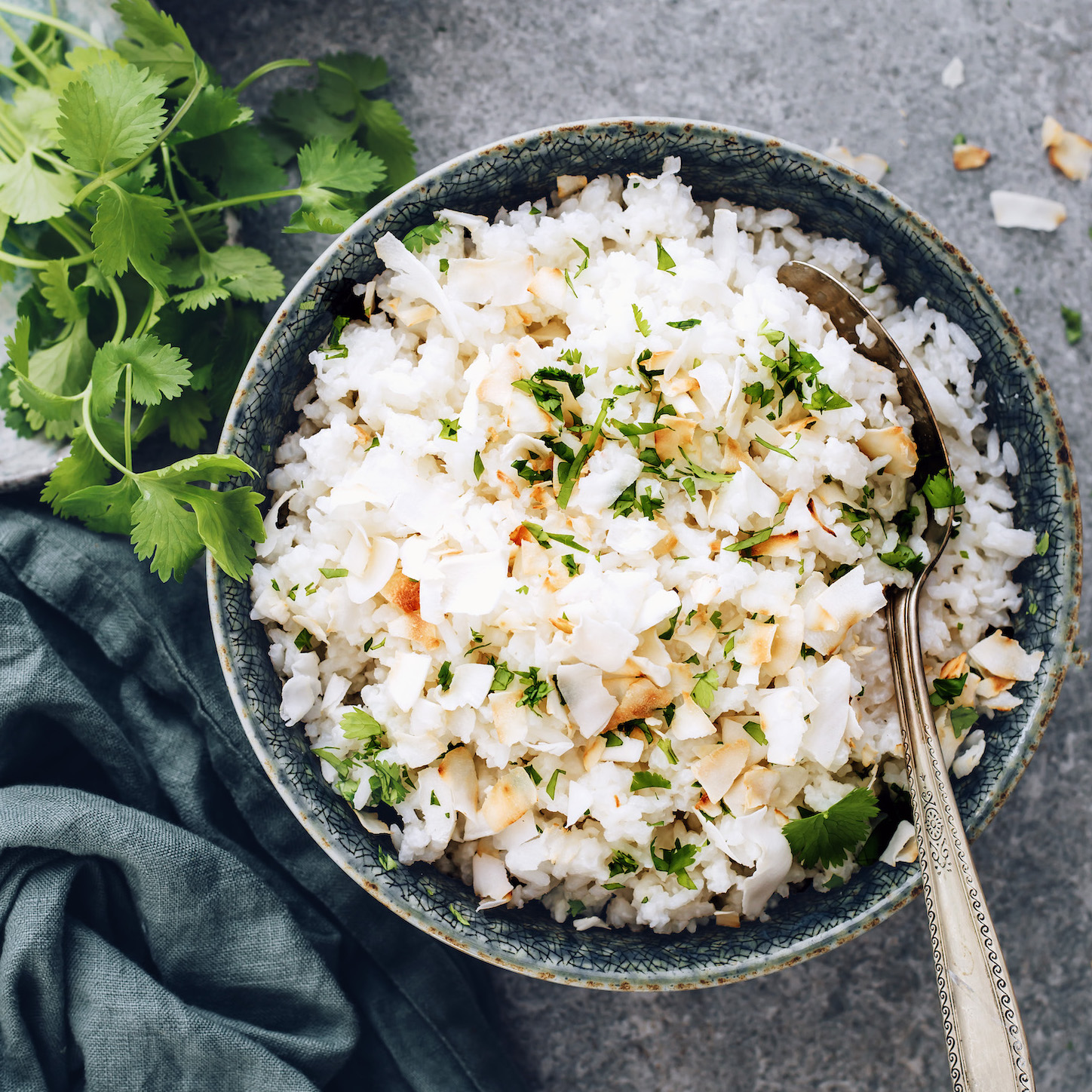Toasted Sesame and Coconut Rice with Burmese Aromatics